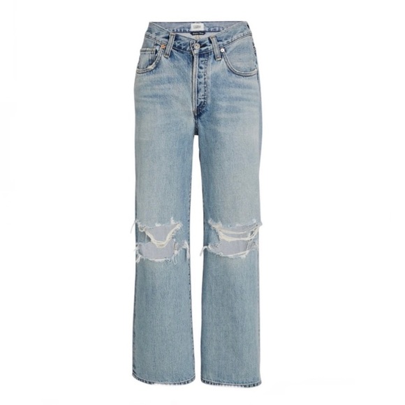 Citizens of Humanity Elle Wide Leg Jeans in Elodie | 29 - Picture 3 of 10